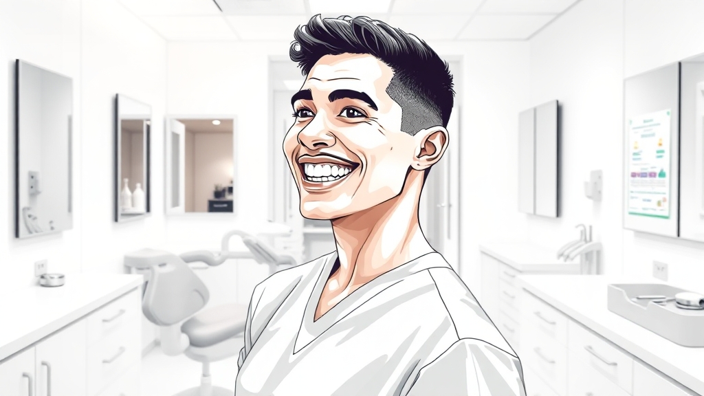 시술 과정 및 효과 (illustration 스타일)