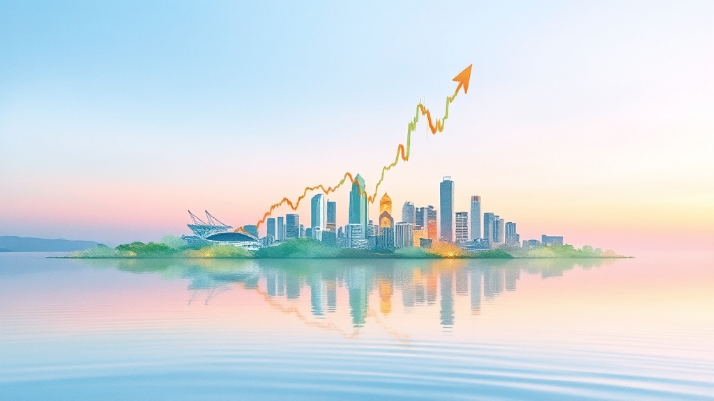 코스피, 과거는 어땠을까요? (watercolor 스타일)