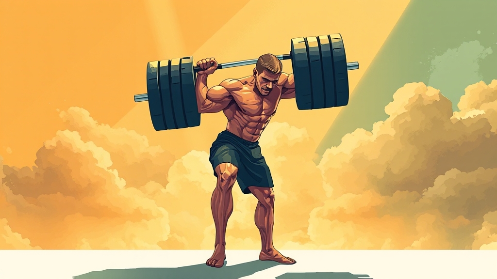 탈장 예방 및 관리 (illustration 스타일)