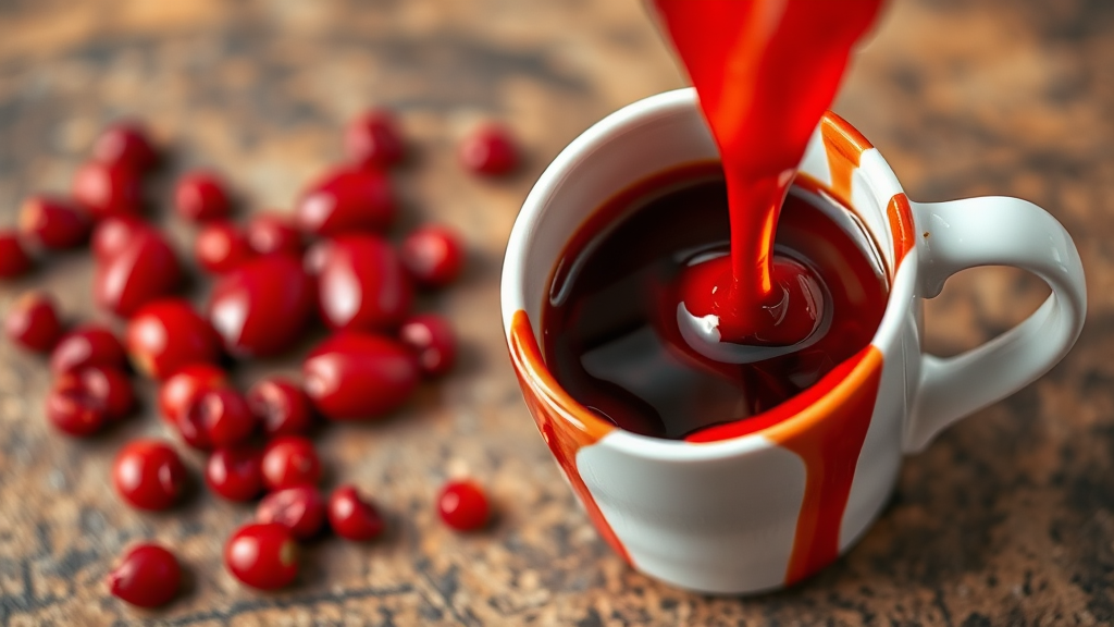 십이지장 염증, 역류성 식도염: 커피 원인부터 해결책까지 총정리 4 위산 역류를 악화시키는 커피의 비밀 (realistic 스타일)