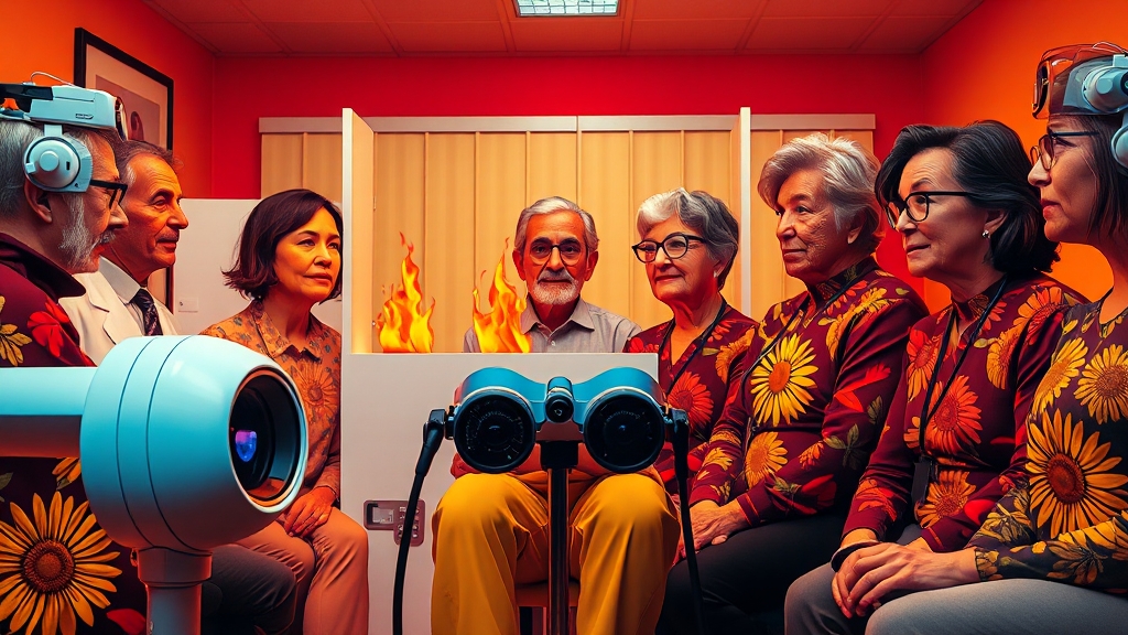 검사 및 상담 서비스 (popart 스타일)