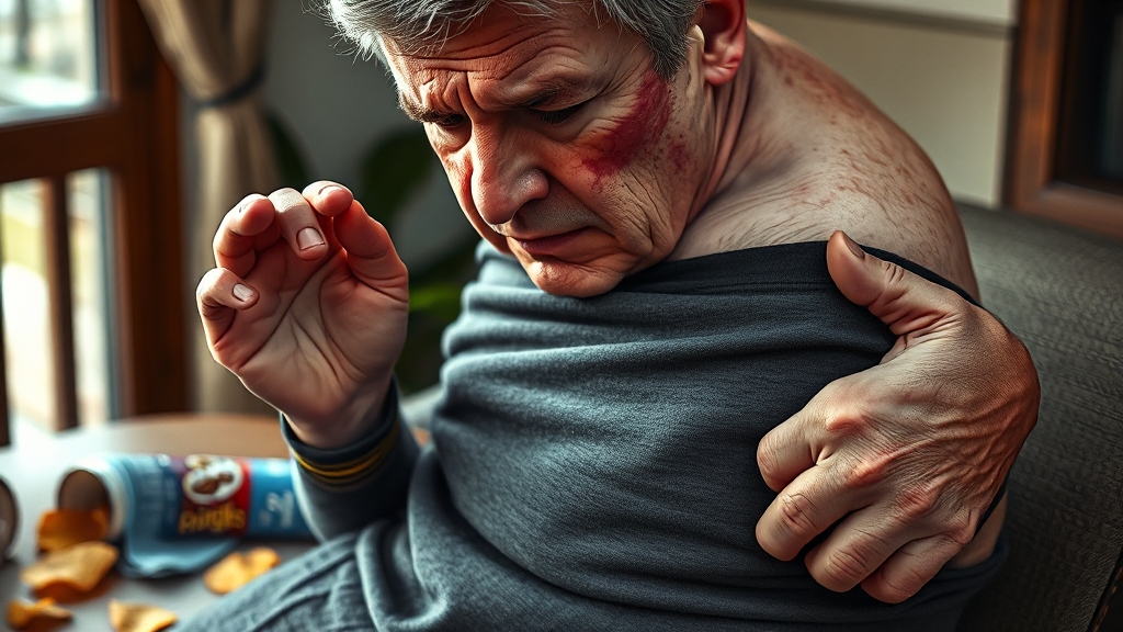 항문소양증, 주요 원인은? (realistic 스타일)