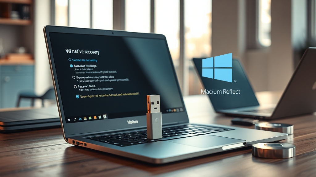 문제 해결 및 복구 옵션 (realistic 스타일)