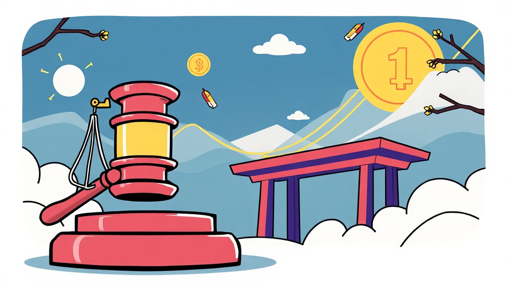 스테이블코인 관련주 투자 전략 (cartoon 스타일)