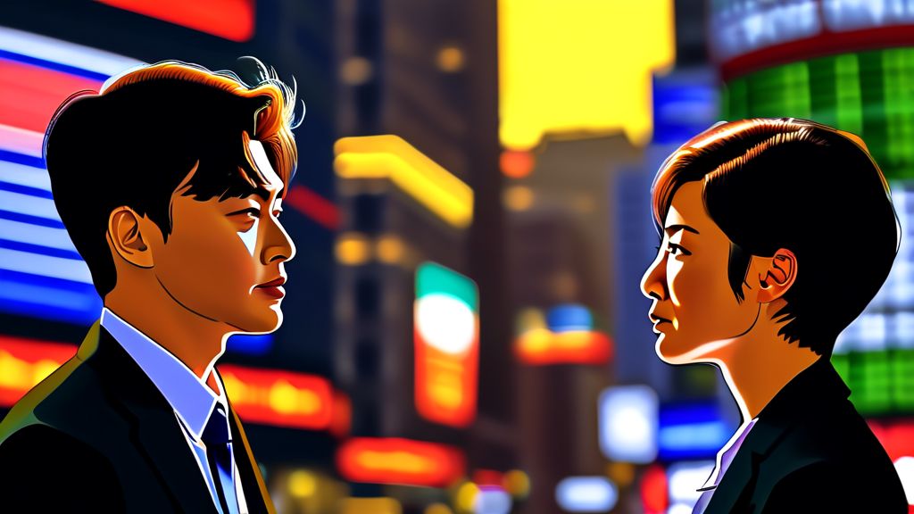 경제 및 금융 시장 동향 (realistic 스타일)