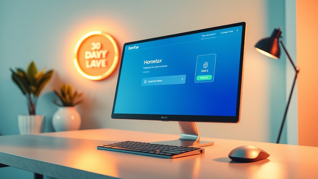 환급 신청, 단계별로 알아봐요! (realistic 스타일)