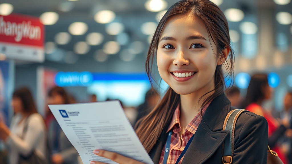 참여 기업 및 채용 정보 (realistic 스타일)