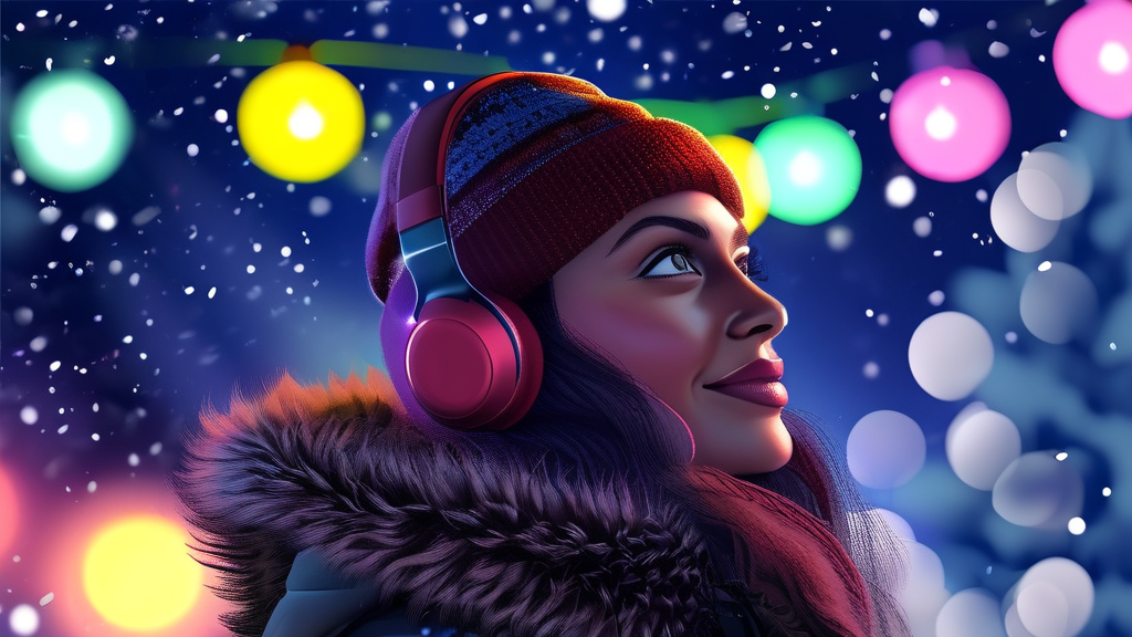 TJ미디어: 스마트한 노래 검색 활용법 (realistic 스타일)