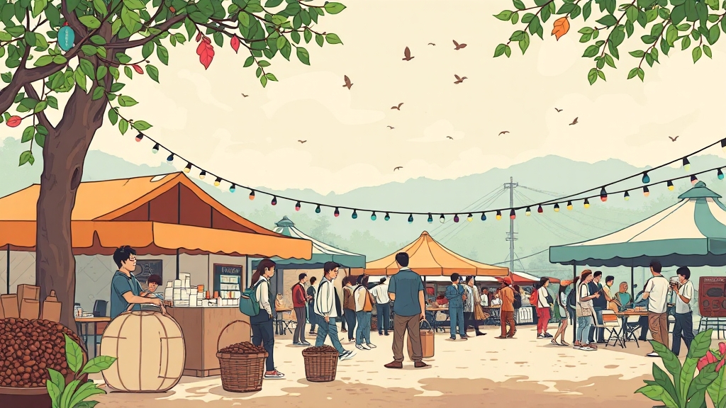 축제의 긍정적 효과 (illustration 스타일)