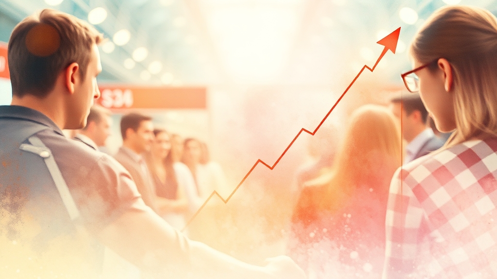 경제 지표 및 시장 동향 (watercolor 스타일)