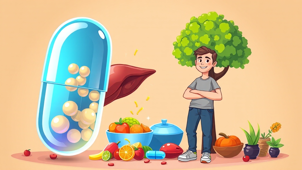 고덱스캡슐, 어떻게 작용할까요? (cartoon 스타일)