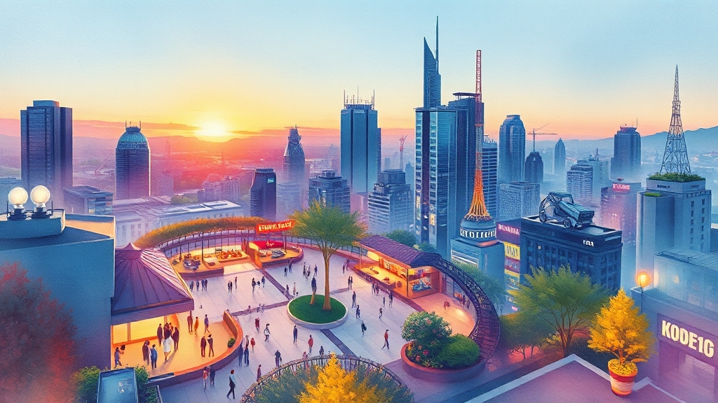 카카오 AI 전략, 미래는? (watercolor 스타일)