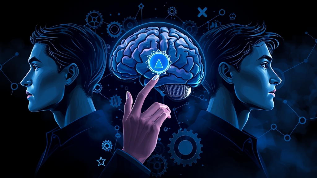 AI 진단과 욕망 분석: 기술적 접근의 한계 (illustration 스타일)