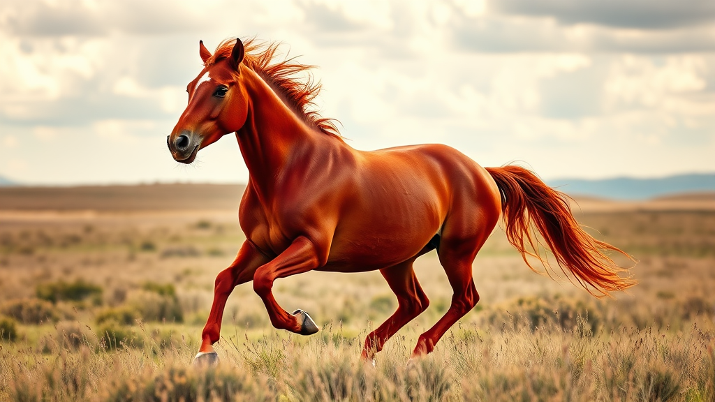 말띠 성격 및 특징 (realistic 스타일)