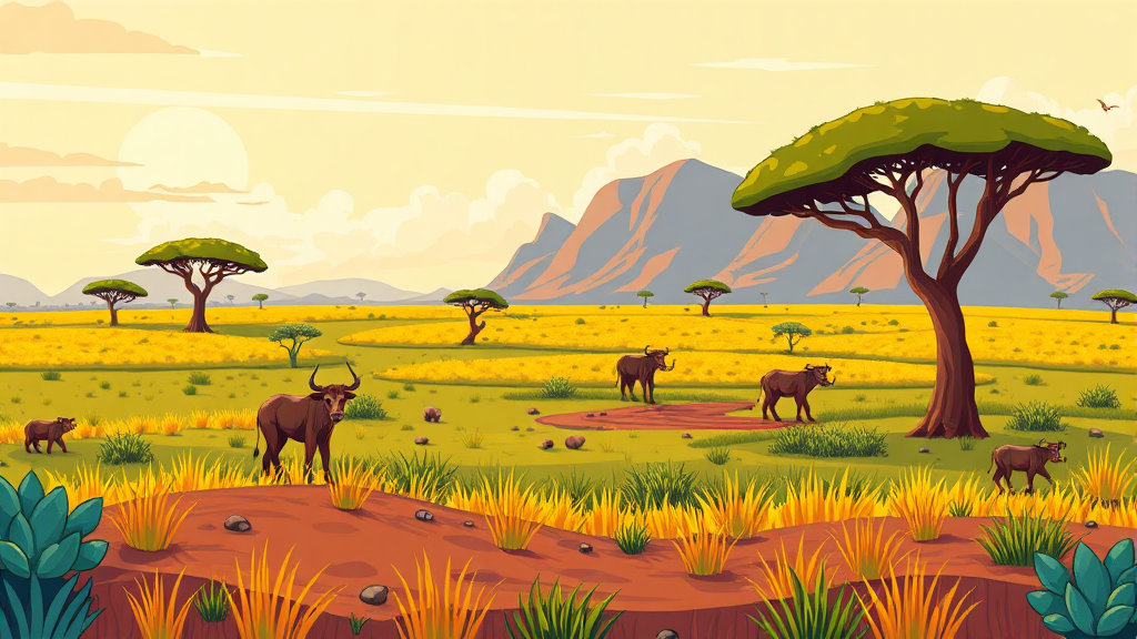 숨겨진 급등 원인: 아프리카 계약 (cartoon 스타일)