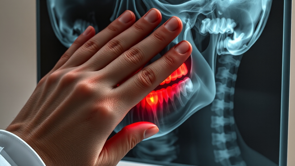 사랑니 발치, 턱관절 관계 (realistic 스타일)