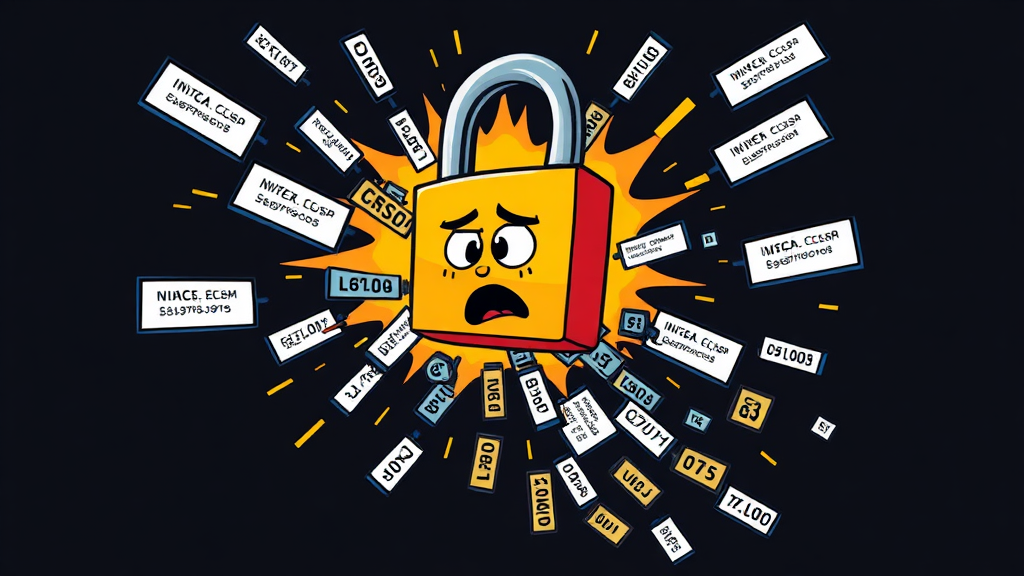 쿠팡 개인정보 유출 개요 (cartoon 스타일)