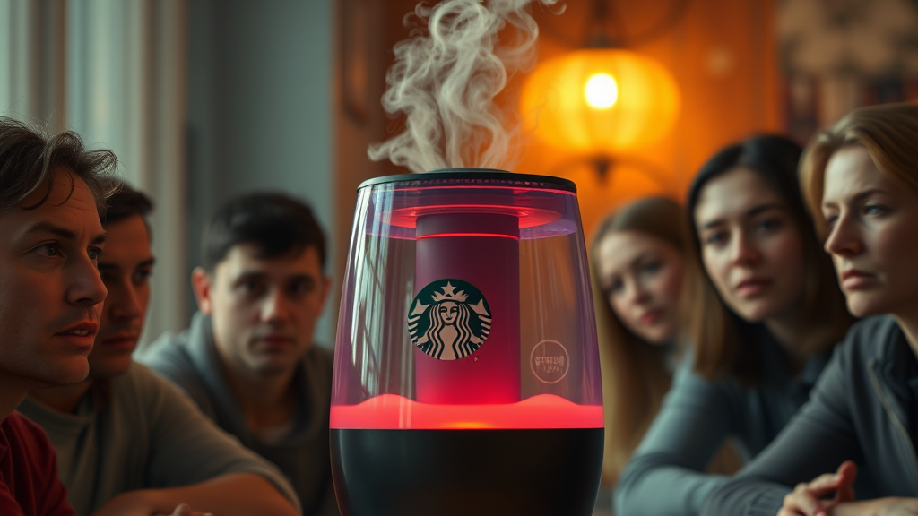 리콜 배경: 배터리 과열 (realistic 스타일)