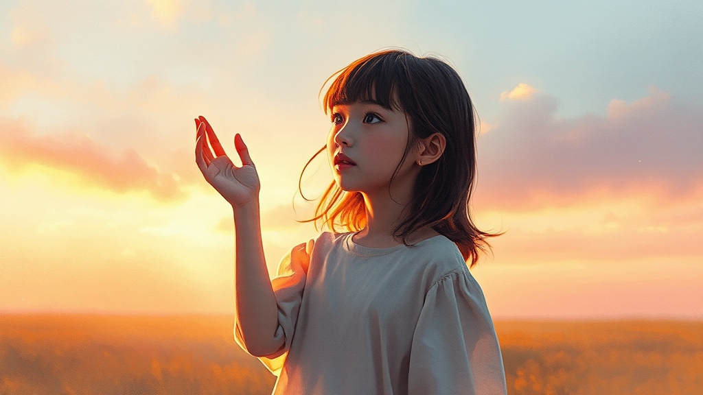 아즈마 아키 노래의 매력 (watercolor 스타일)