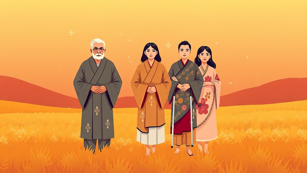 국민연금, 왜 중요할까요? (illustration 스타일)