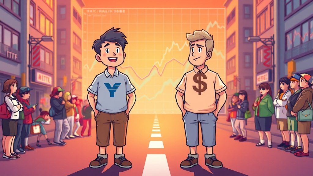 해외 ETF 투자, 어떻게 시작할까요? (cartoon 스타일)