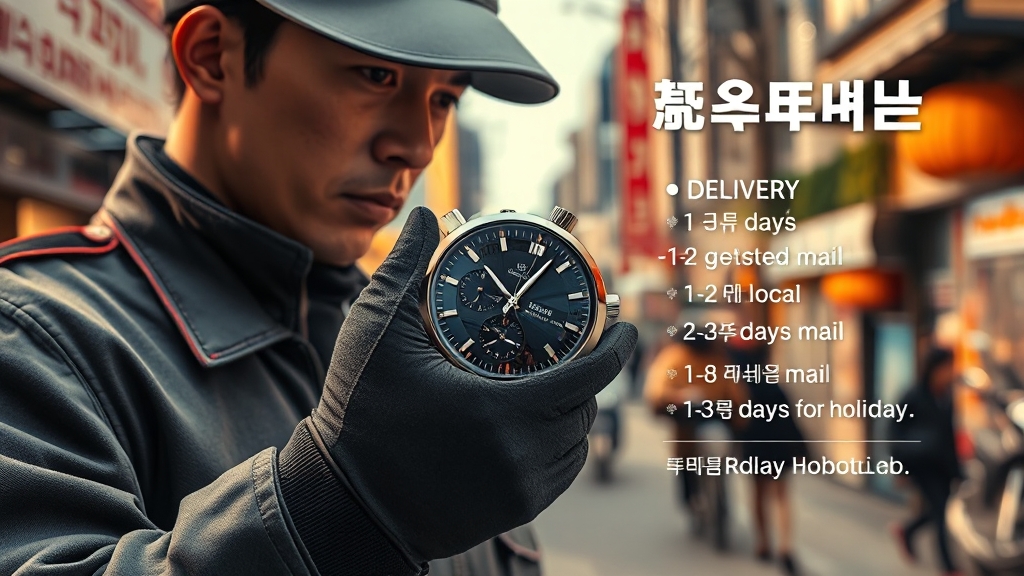 등기 배송 기간 (realistic 스타일)