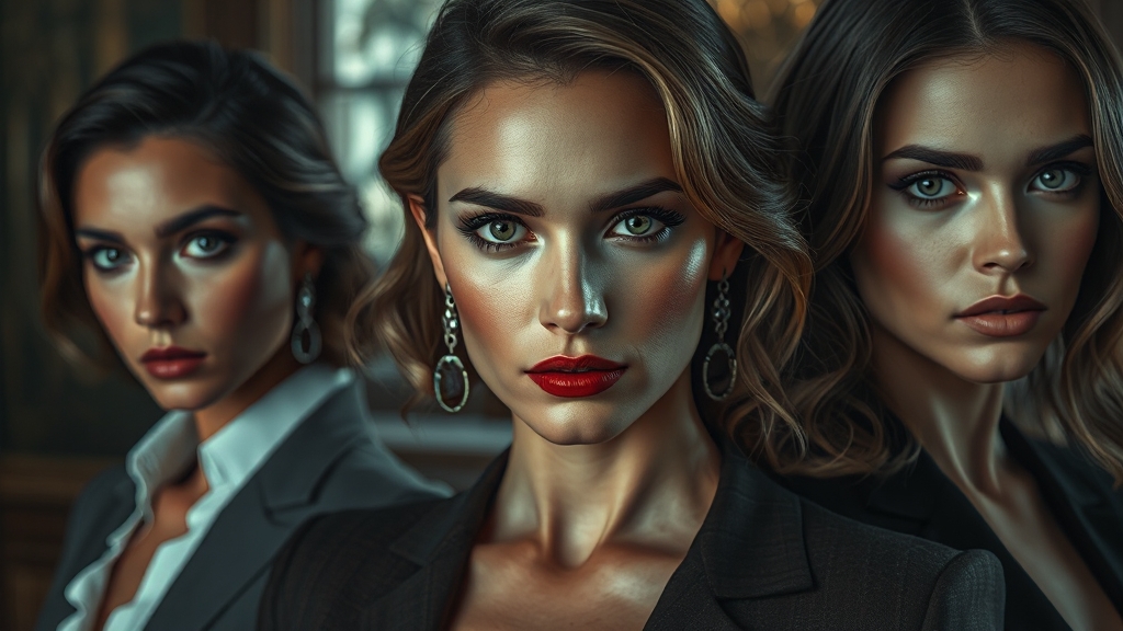 주요 등장인물 집중 탐구 (realistic 스타일)