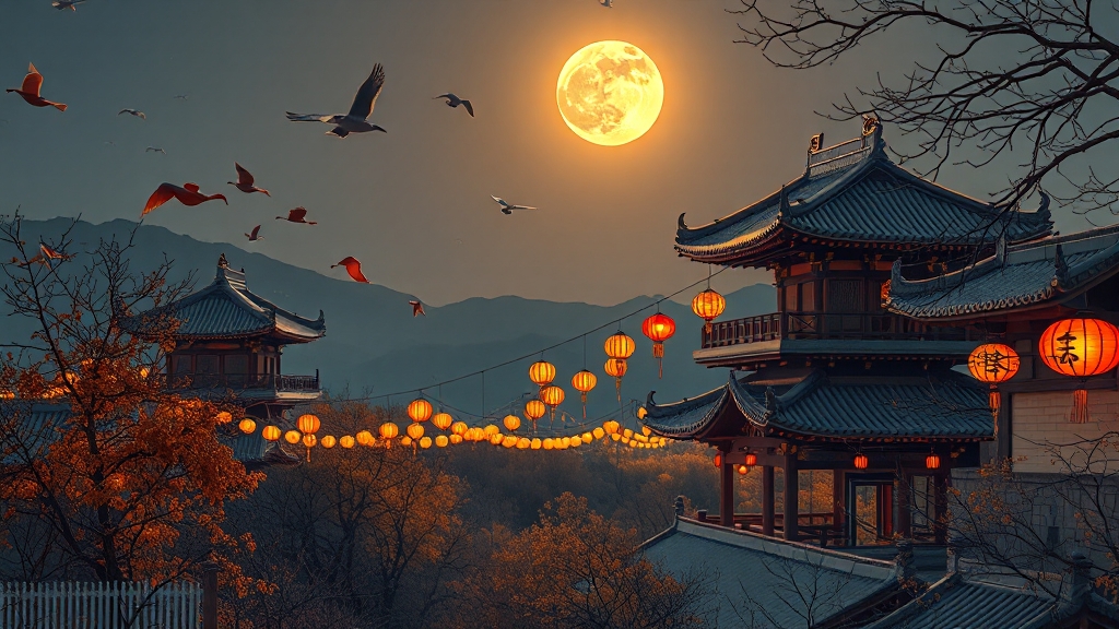2025 추석 연휴는 언제? (realistic 스타일)