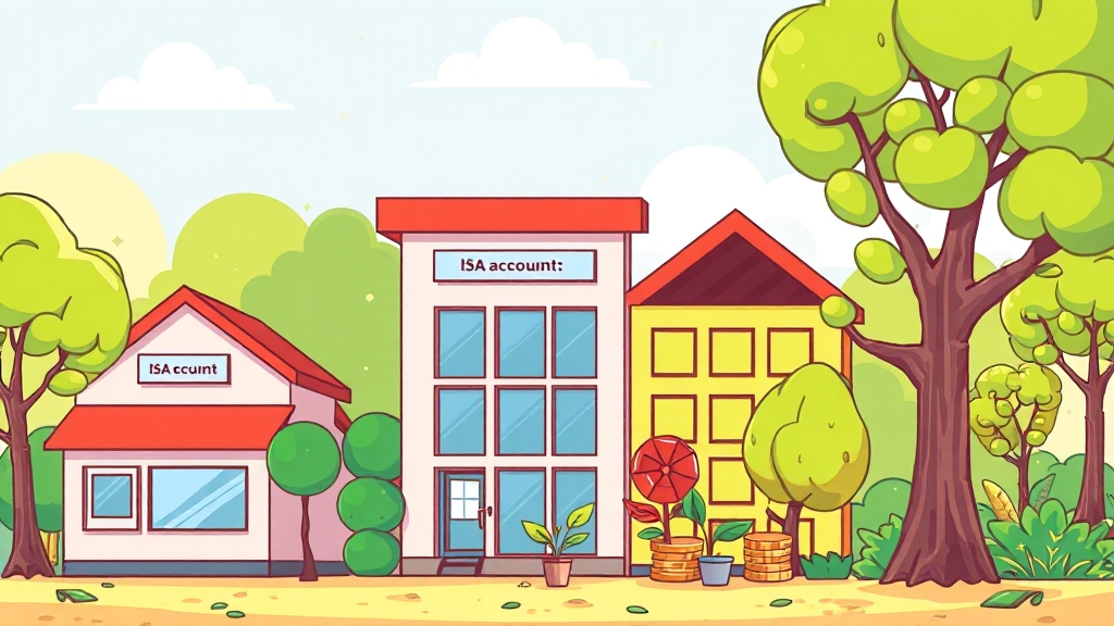 ISA 계좌 유형별 특징 비교 (cartoon 스타일)