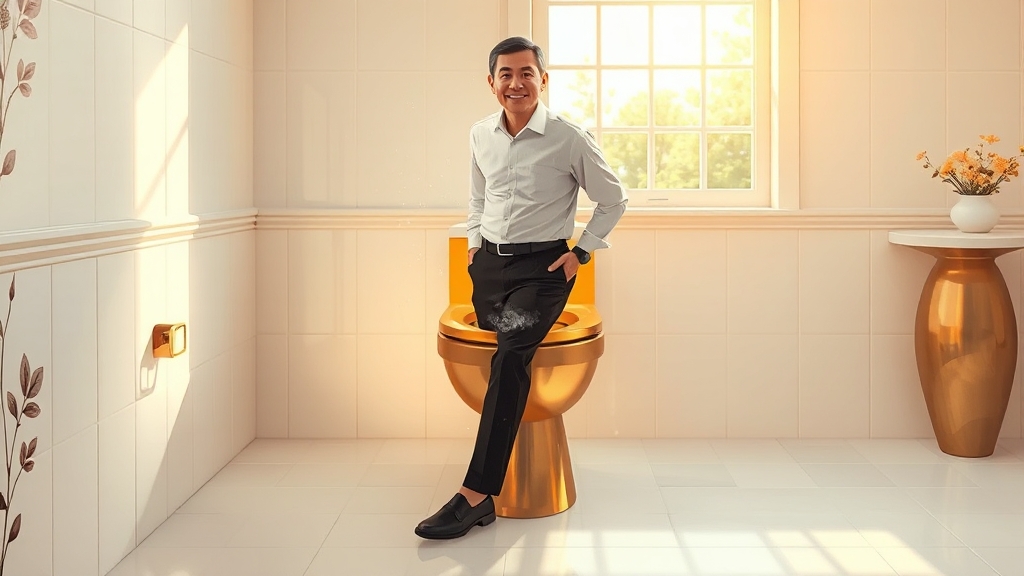 장소별 오줌 꿈 해몽 (illustration 스타일)