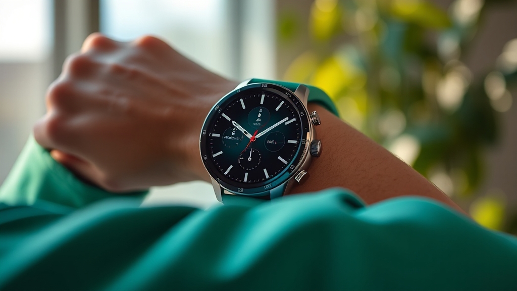 워치7 그린: 주요 특징 및 성능 (realistic 스타일)