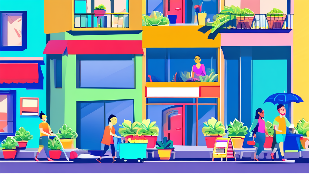 사업 개요 및 목표 (cartoon 스타일)