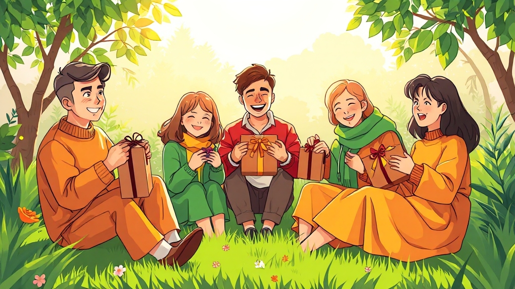 옷 사주는 대상별 꿈 해몽 (cartoon 스타일)