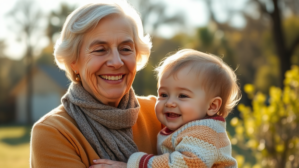 조부모 돌봄수당이란? (realistic 스타일)