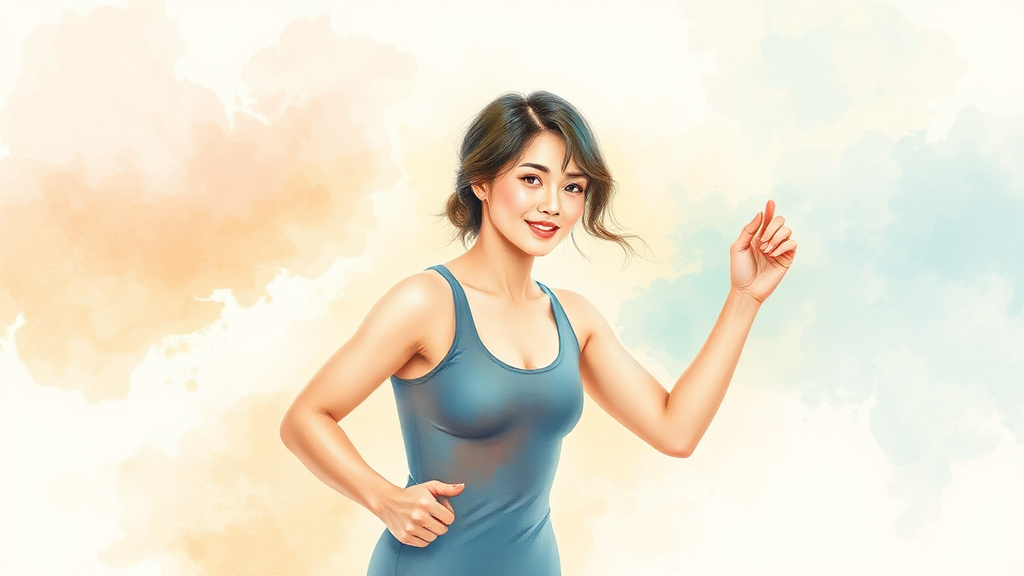 다이어트 방법 소개 (watercolor 스타일)