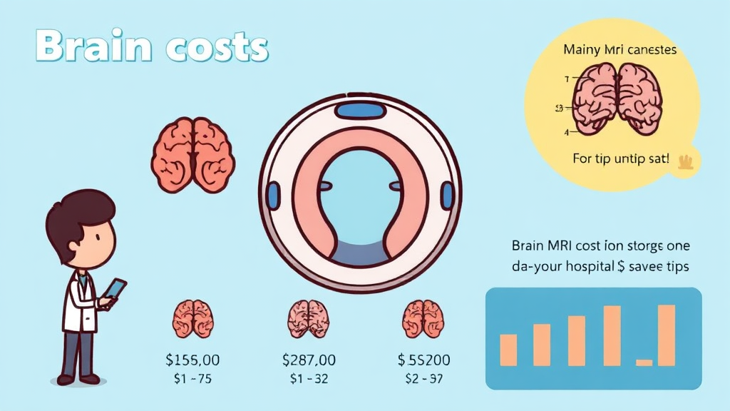 뇌 MRI 비용, 병원별 가격 비교 및 절약 팁 (cartoon 스타일)