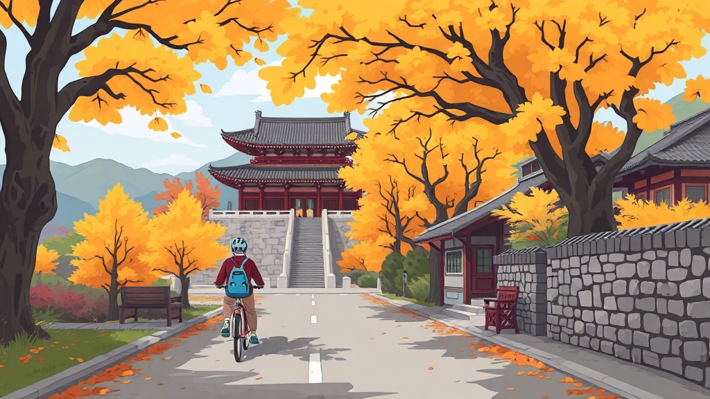 주변 즐길거리 및 연계 관광 (cartoon 스타일)