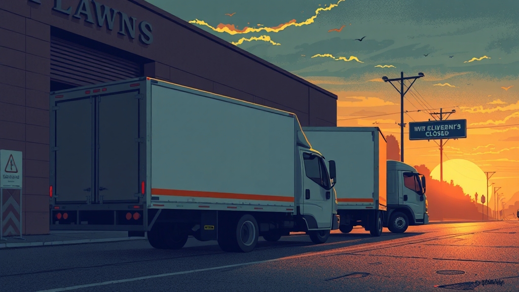 소상공인, 새벽 배송 막으면 ‘장사 접으라는 소리’? (illustration 스타일)