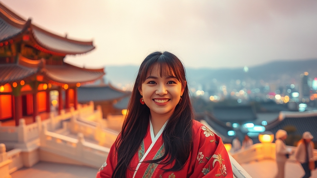 핫플레이스: 외국인이 주목하는 서울 (watercolor 스타일)