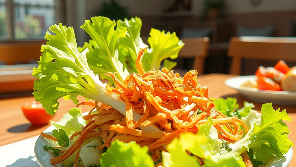 궁채 나물, 어떤 채소? (illustration 스타일)