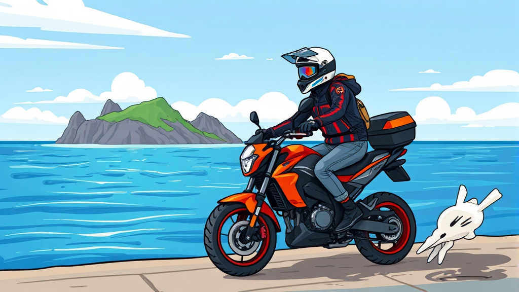 우도 여행 준비: 설렘 가득한 섬 탐험을 위한 필수 체크리스트 (cartoon 스타일)