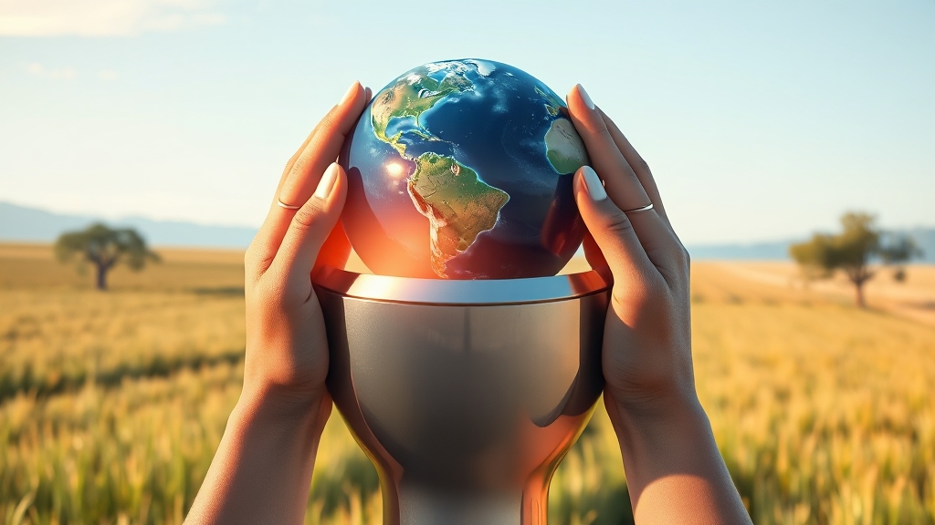 음식물처리기, 환경에 얼마나 좋을까? (illustration 스타일)