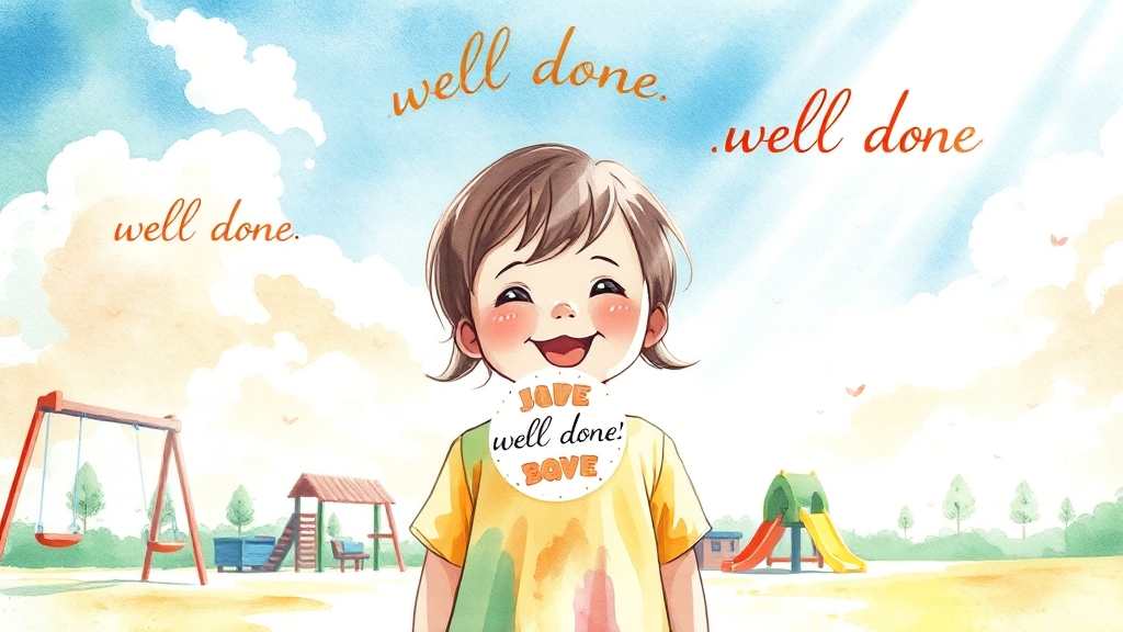 ‘참 잘했어요’ 활용법 (watercolor 스타일)