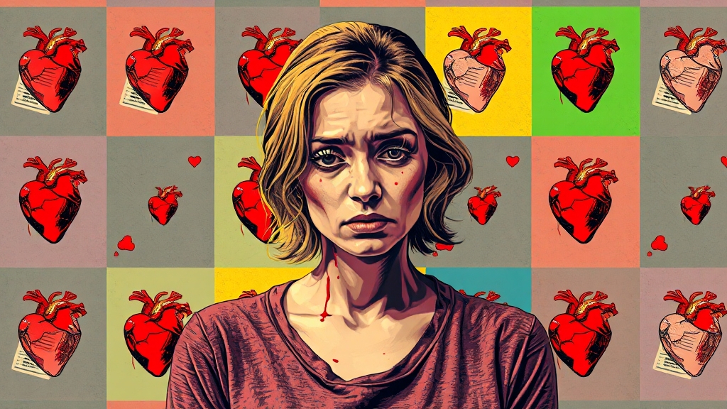 빈혈 방치 시 위험성과 예방법 (popart 스타일)