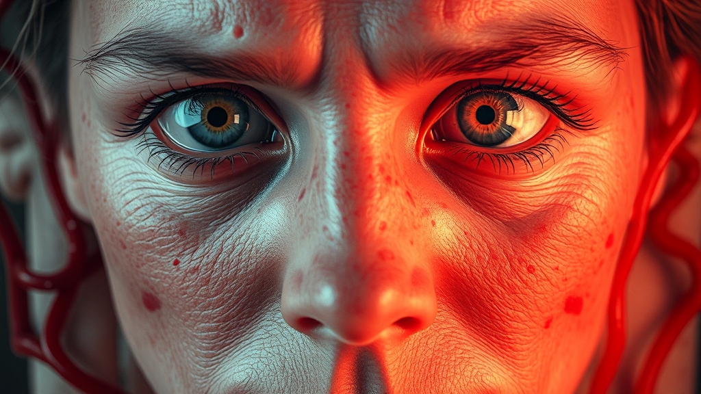 합병증, 유병률, 최신 연구 동향 (realistic 스타일)