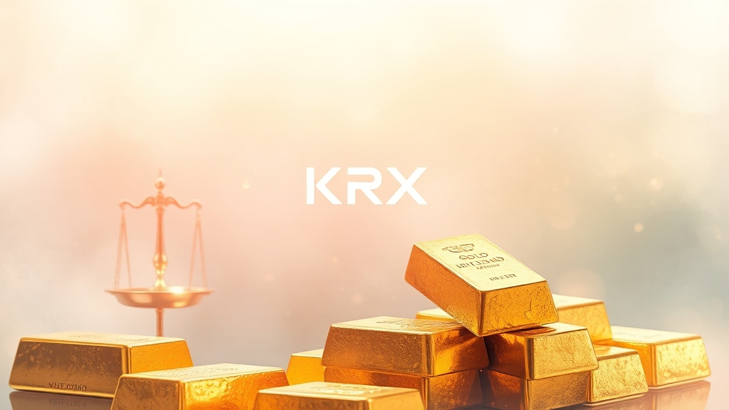 KRX 금현물 vs. 다른 투자 (watercolor 스타일)