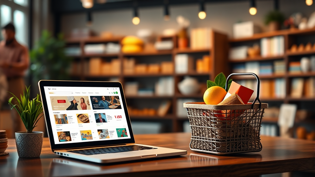 스마트스토어 성공을 위한 핵심 전략 (realistic 스타일)