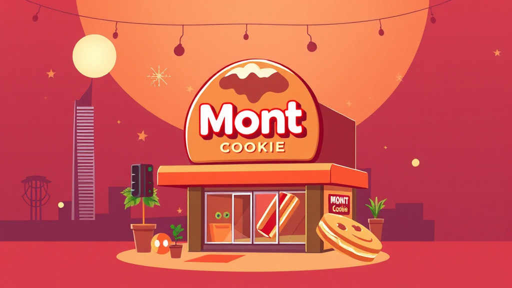 두바이 쫀득쿠키 열풍의 시작 (illustration 스타일)