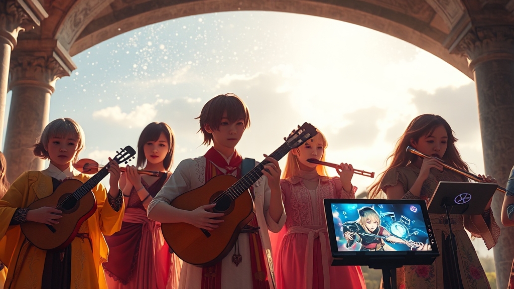 마비노기 모바일 연주 콘텐츠 소개 (realistic 스타일)