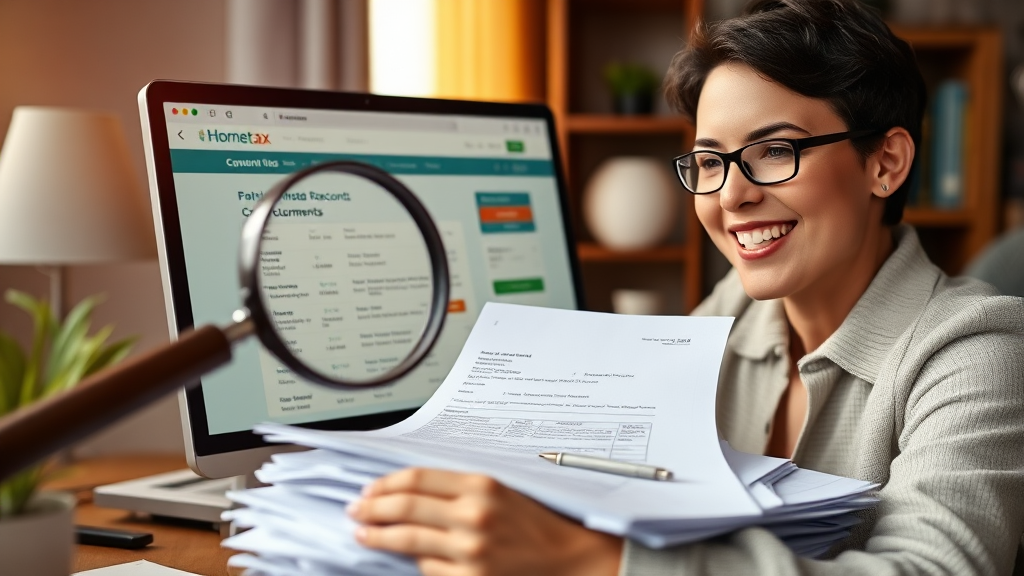 홈택스에서 누락 자료 제출하기 (realistic 스타일)